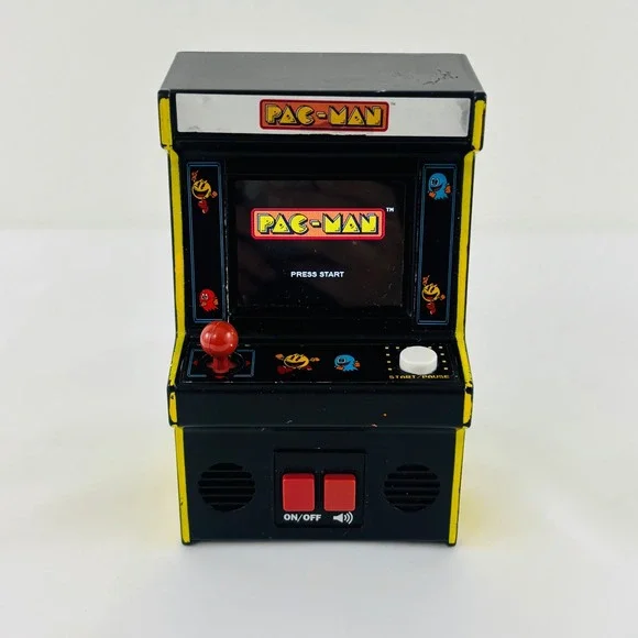 Pac-Man Mini Arcade Game Handheld Tested Works
