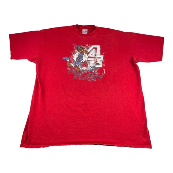 Vtg Basketball Pro Club Take Flight Mens T-shirt Black 5XL Streetwear Hip Hop