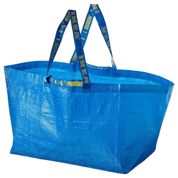 Set of 5 - IKEA Large Grocery Shopping Tote Storage Bags