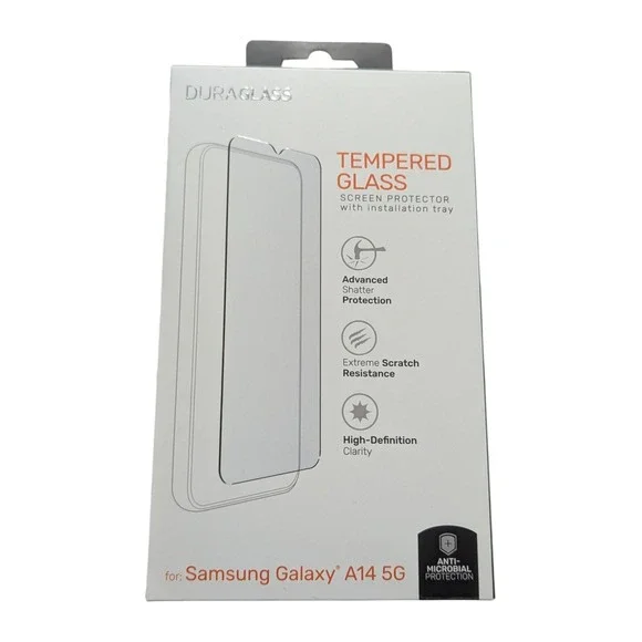 Mm7N DuraGlass Tempered Glass Screen Protector for Samsung Galaxy A14 5G‎