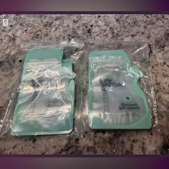 43pc Motif breast milk storage bags