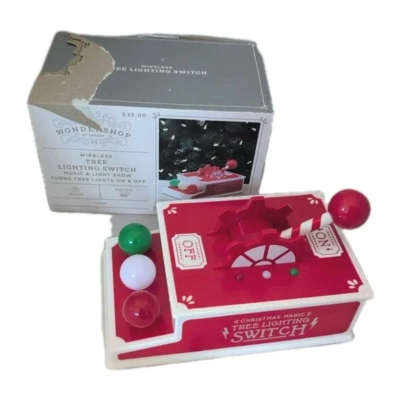 Wondershop Wireless Tree Lighting Switch Christmas Magic with Lights &‎ Sounds