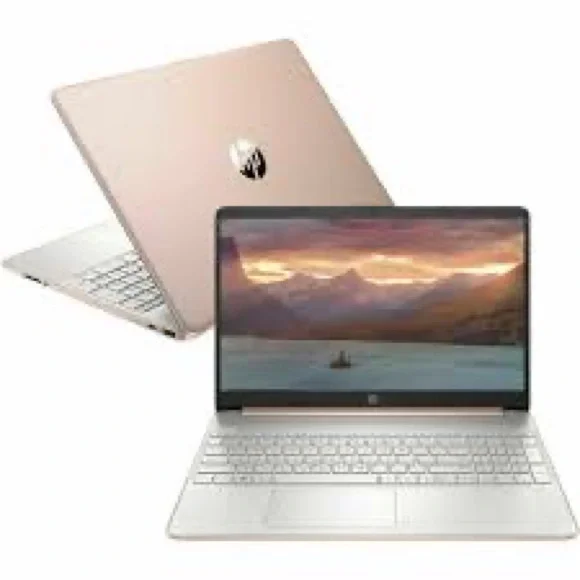 Rose Gold HP laptop
