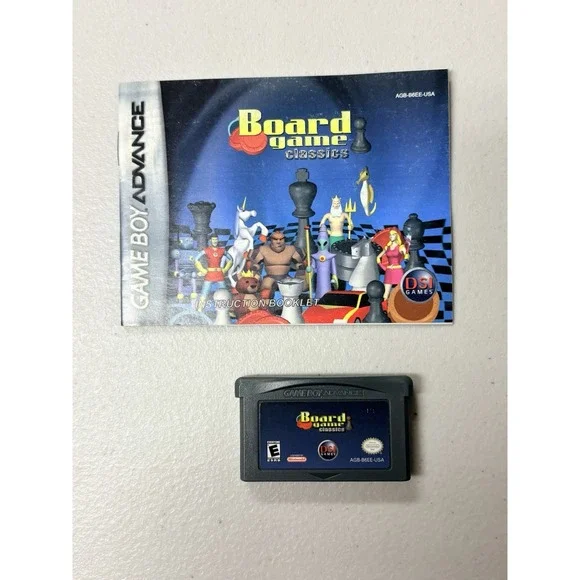 Board Game Classics - Nintendo Game Boy Advance‎ GBA With Manual