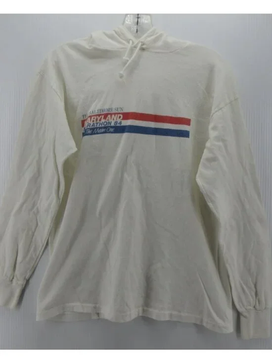 VGT Maryland Marathon Shirt L (SMALL) 1984 The Baltimore Sun Rhino *