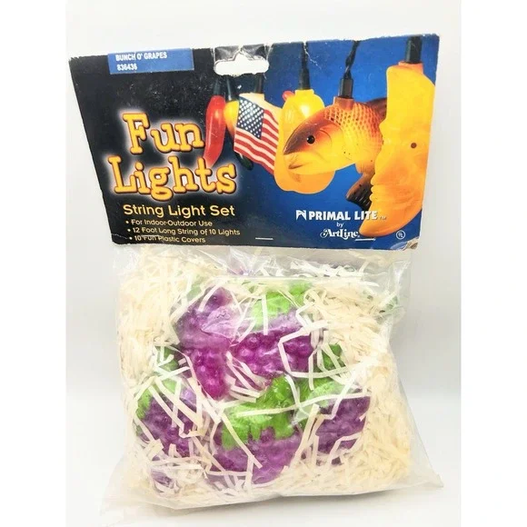 Primal Lite By Artline Bunch O' Grapes 10 Light String Lights