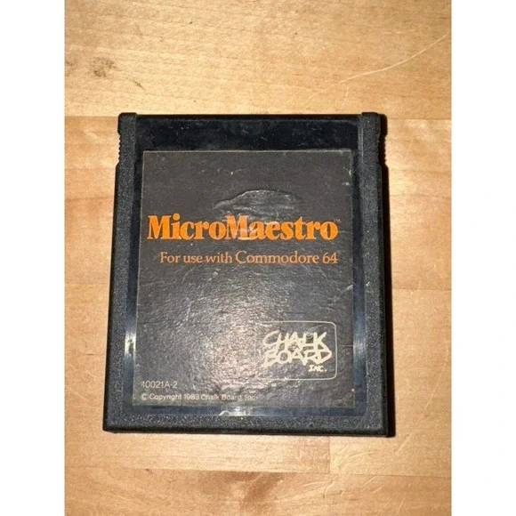 MicroMaestro by Chalk Board for the‎ PowerPad Commodore 64 Version Cart Only