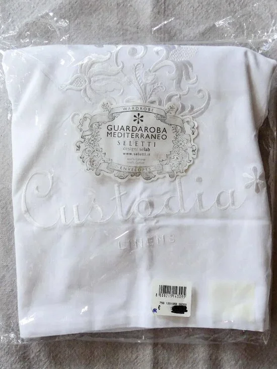 NWT Seletti Large Cotton Storage Bag for Linens