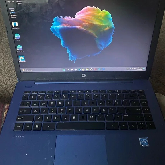 Blue Hp stream laptop