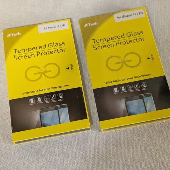 JETech (2) Tempered Glass Screen Protector – for iPhone 11/XR - Never Opened