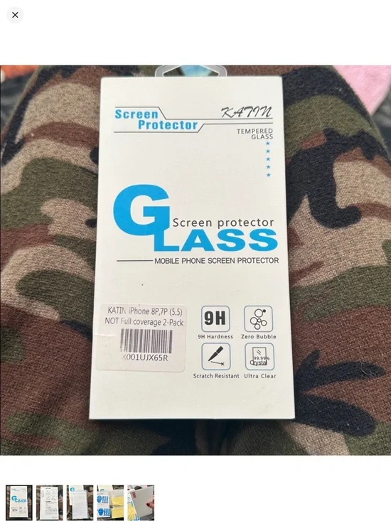Katin ONE Tempered Glass Screen Protector for iPhone 7/8
