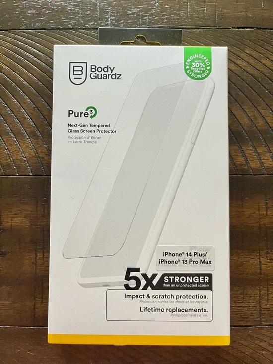 Body Guardz Pure 3 Next-Gen Tempered Glass Screen Protector