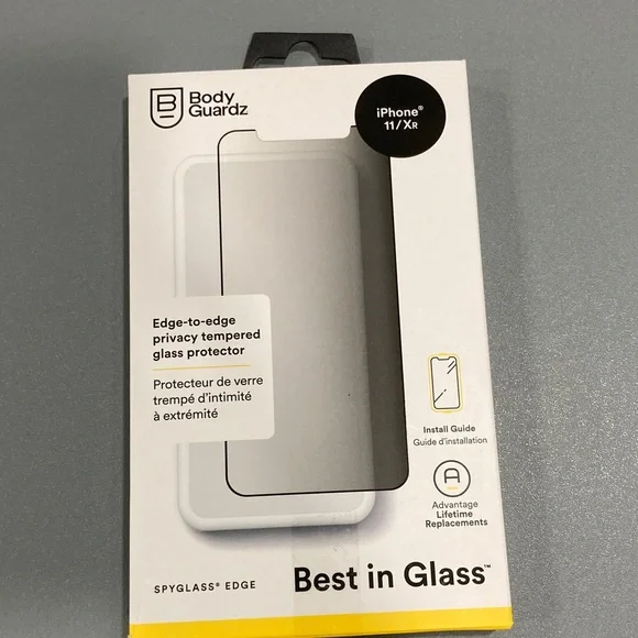 Spyglass Edge Privacy Screen Protector for iPhone 11/XR - Black