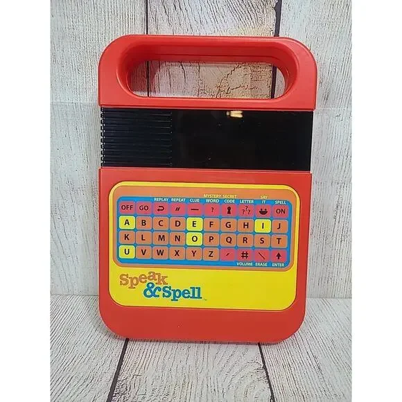 Vintage Speak & Spell Electronic Learning Game #09624 Kahootz Tested Works