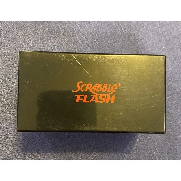 Scramble Electronic Flash Cube Game, Instructions and Box. Needs Batteries