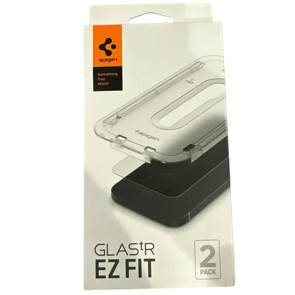 NIB Spigen Glass Screen Protector for iPhone 2 pack