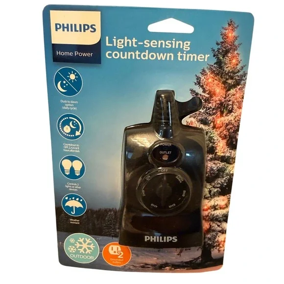 Philips Home Power‎ Light Sensing Countdown Timer for Outdoor Lights
