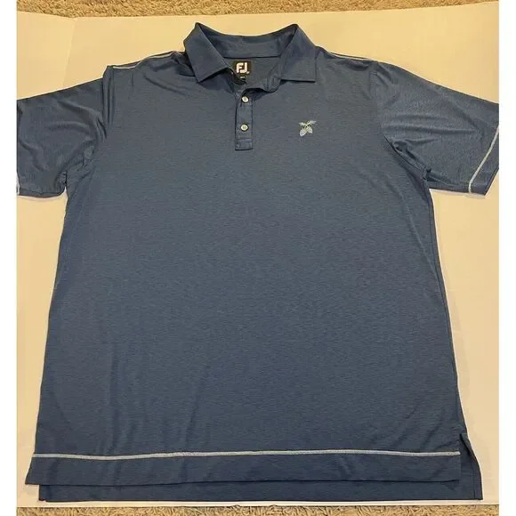 FootJoy‎ FJ Performance Golf Polo Shirt Short Sleeve Size XL Men's Blue