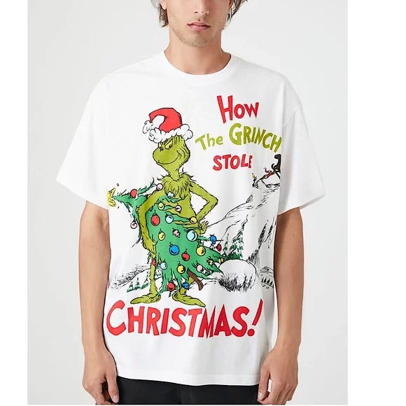 How The Grinch Stole Christmas Mens Graphic T-Shirt