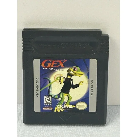 Gex Enter The Gecko Nintendo Game Boy Color GBC Game Cartridge Untested