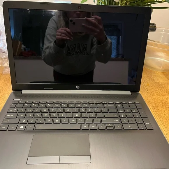 hp laptop with charger