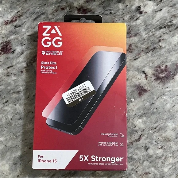 NEW ZAGG Glass Elite Screen Protector iPhone 15