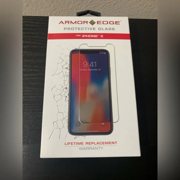 Armor Edge Protective Glass Tempered Screen Protector iPhone X