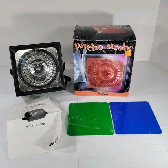 Lite F/X MME Translucent Psycho‎ Strobe Lite Model 1821 Tested Working