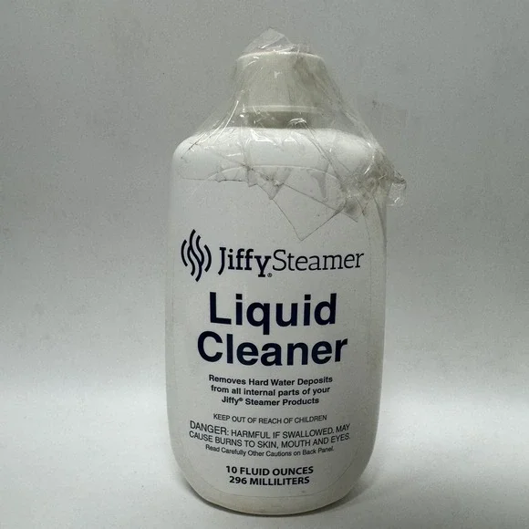 Jiffy‎ Steamer Liquid Cleaner 2008 Removes Hard Water Deposits 10 oz