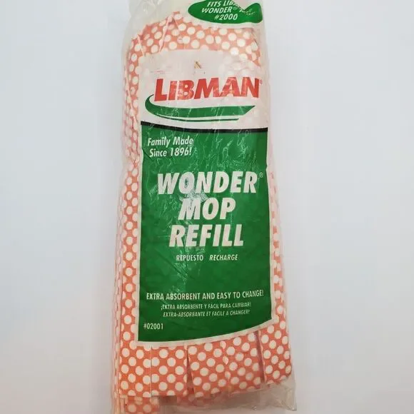 Libman Wonder Mop Refill Model‎ 02001 Easy Change Refill