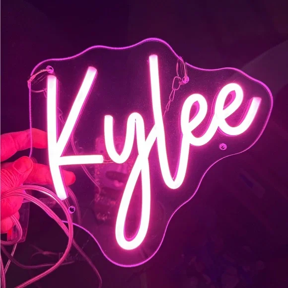 Custom Neon Sign - Pink Wall Light