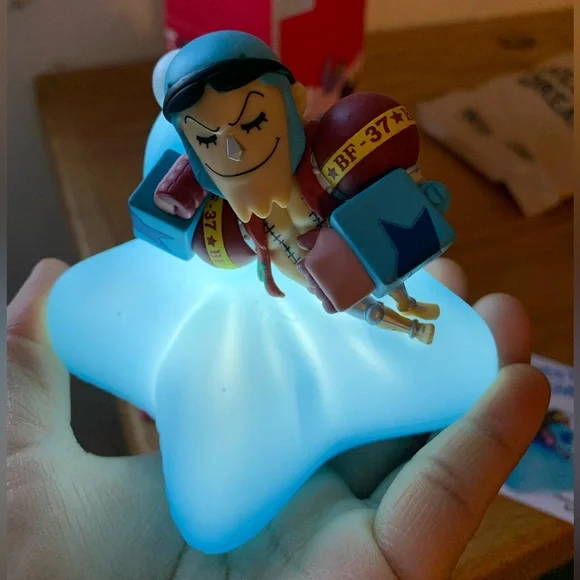 NEW One Piece Franky Night Light Figure Lamp Bedside LED Light Rechargeable