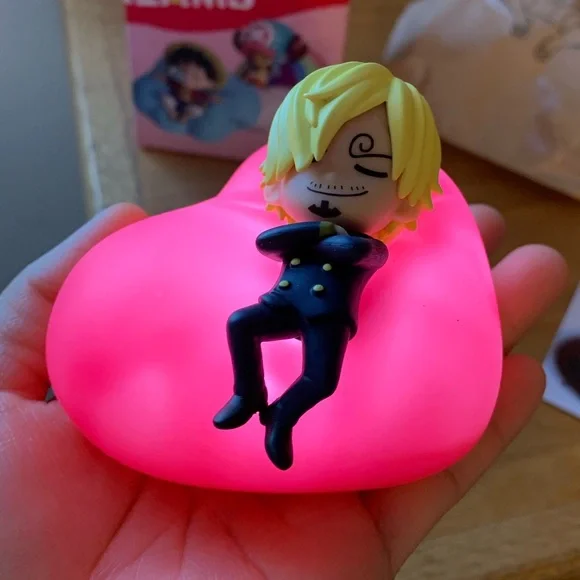 NEW One Piece Sanji Night Light Figure Lamp Bedside LED Light Rechargeable
