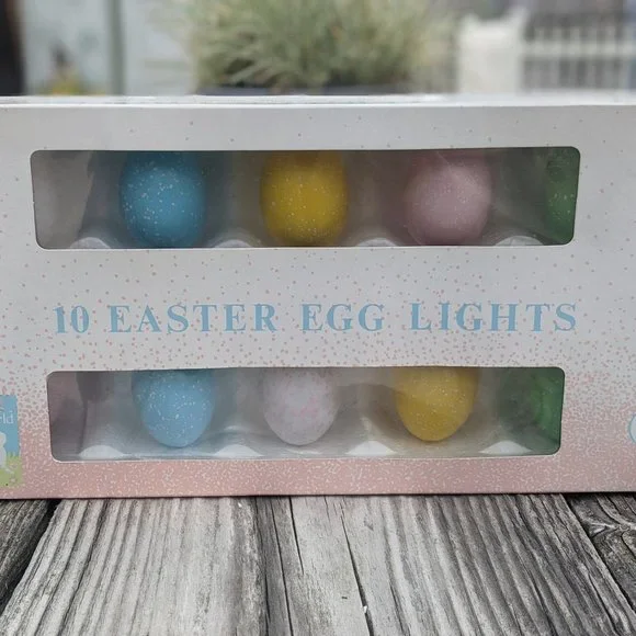 Novelty Easter Egg Lights Vintage