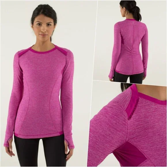 Lululemon Run Soft Long Sleeve Pink NWOT