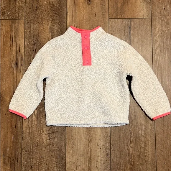 Baby Gap Sherpa Pullover Sweater for Toddler Girl, 4T