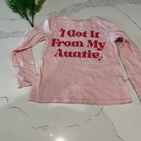 Pink Kids Shirt with Fun Slogan