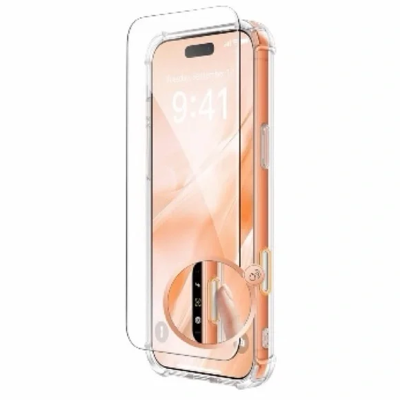 Tempered Glass Screen Protector for iPhone 17 Pro Max –HD Clear, Anti-Scratch E2