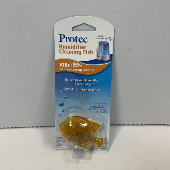 Protec Humidifier Cleaning Fish Drop In Kills 99%‎ Odor Bacteria Fish NIP