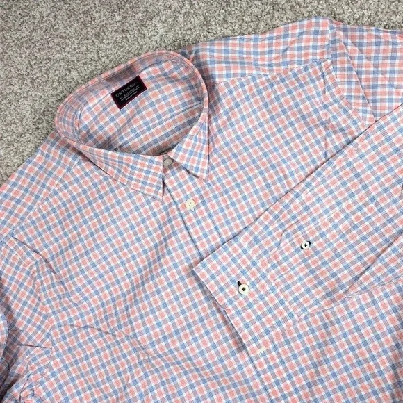 UNTUCKit Men's XX-Large Long Sleeve Plaid Button Down Shirt Moselle‎ regular NWT
