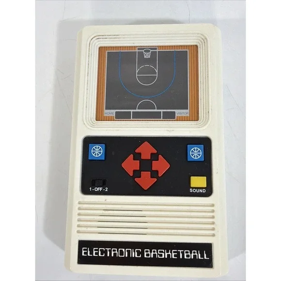 Mattel Classic Basketball Handheld Electronic Game 2003 TESTED WORKS