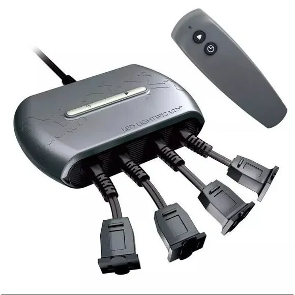Luminations LED LIGHTWIZARD 4 Ports‎ with Remote, BRAND NEW IN BOX