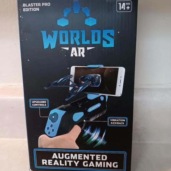 Worlds AR Augmented Reality Gaming Blaster Pro Edition