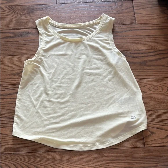 GAP Cream Sleeveless Relaxed Tank Top