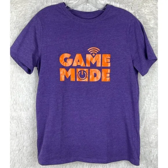 Cat & Jack Boys XL (16) Husky Purple Short Sleeve T-Shirt 