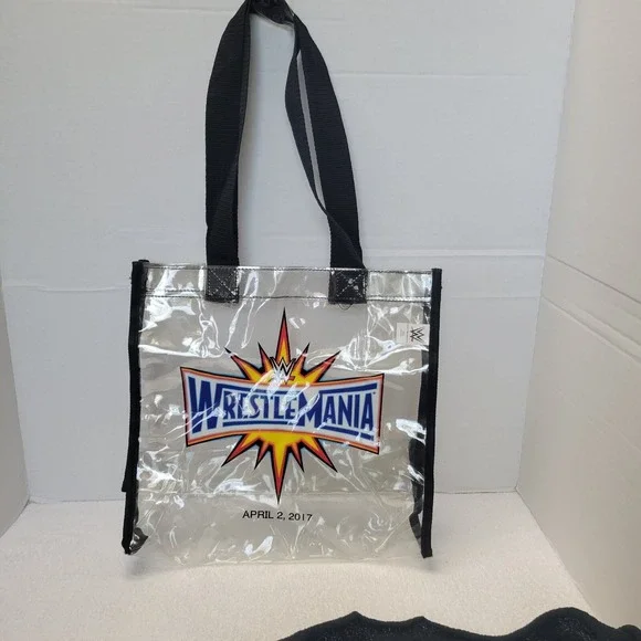Wrestlemania Clear Event Bag April 2, 2017 Featuring GOLBERG Orlando FL RAW