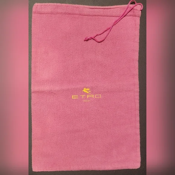 Etro Pink Drawstring Bag