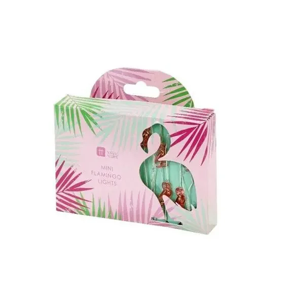 Talking Tables New Tropical Mini Pink Flamingo LED Lights Set Of 2 Decor Party