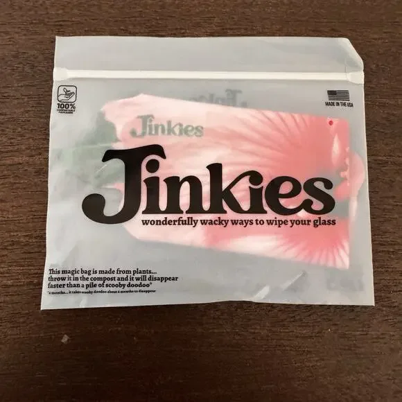 Jinkies Microfiber NEW Hibiscus Glasses Wipe Cleaner NerdWax Sustainable TIk Tok