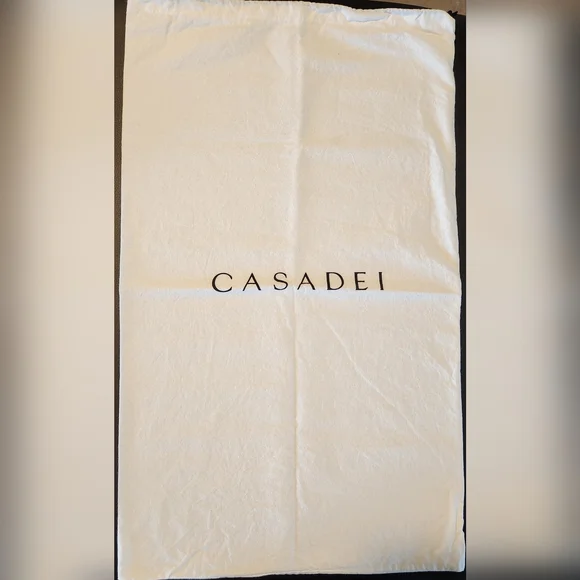 Casadei Large White Dust Bag